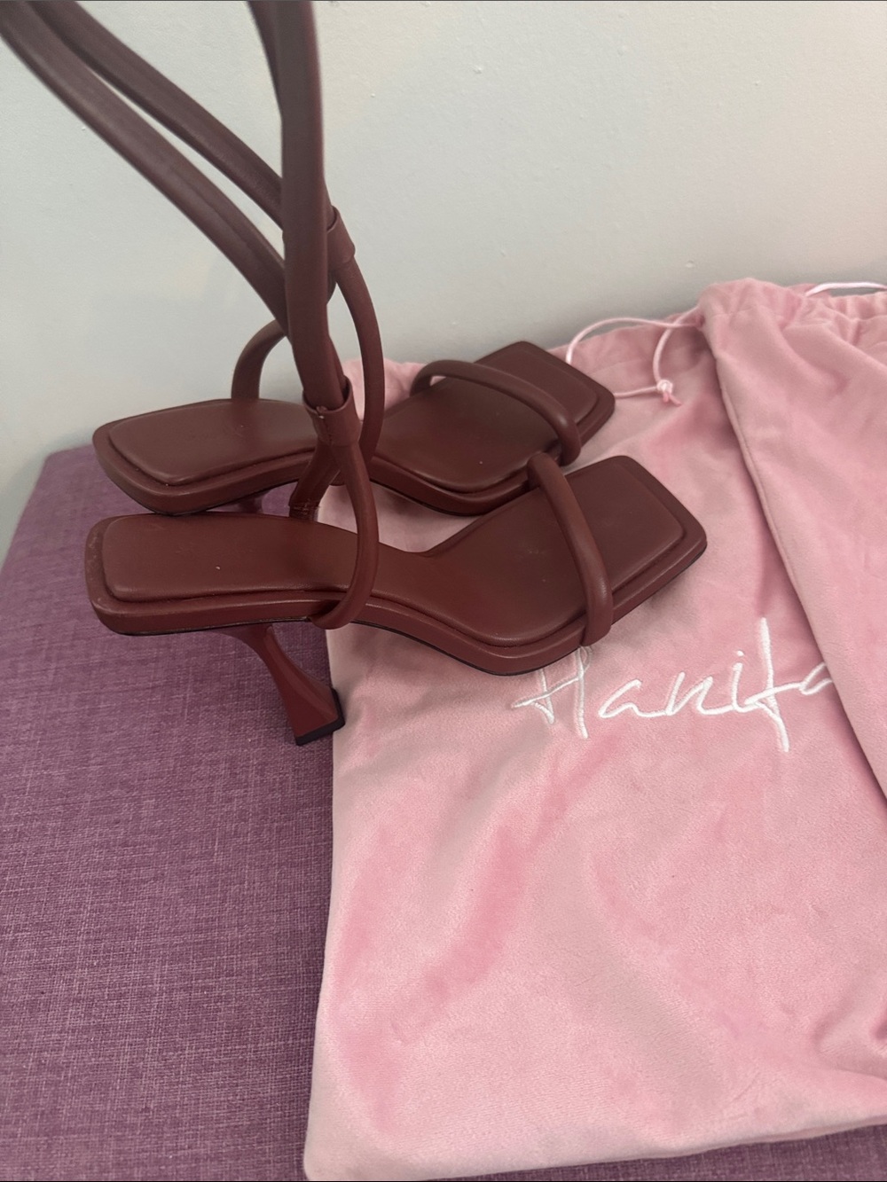Hanifa Brown Sandal - Picture 6 of 7